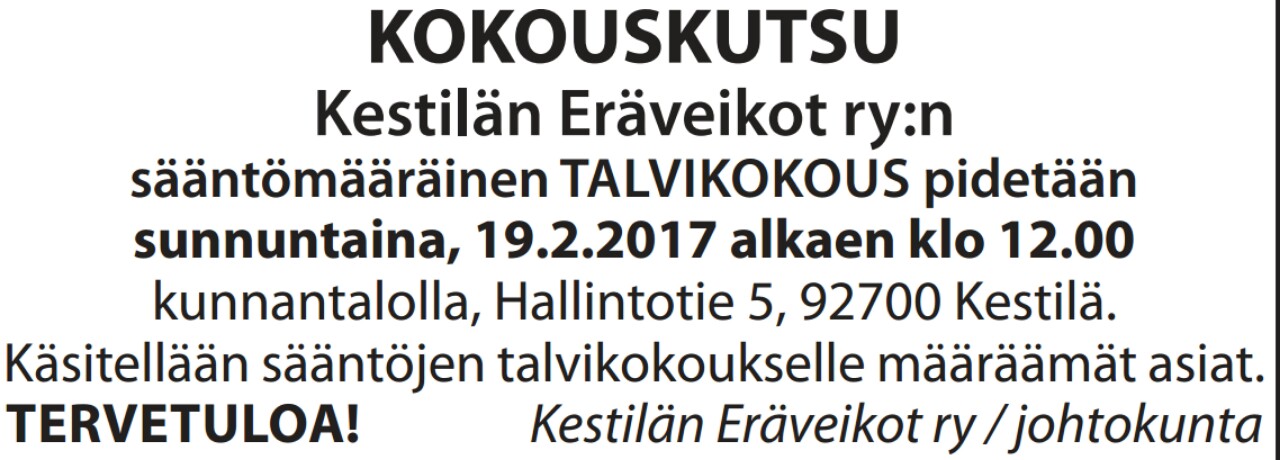 Talvikokous
